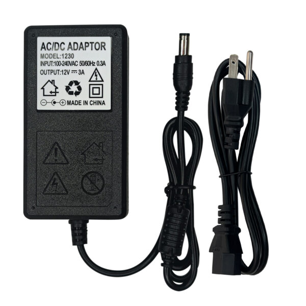 12V 3A CON CABLE NEW MODEL Adaptador 12v 3a Fuente De Poder Cargador