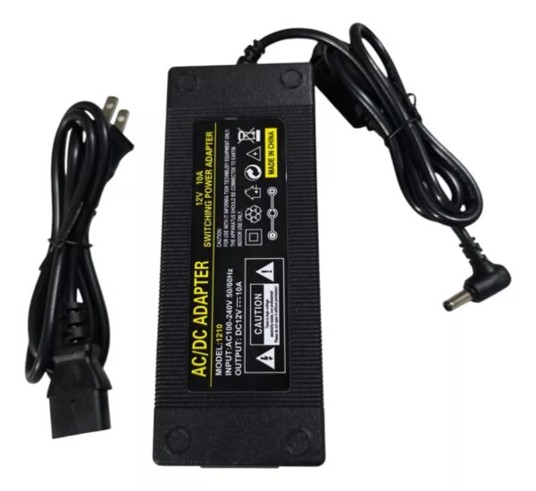Adaptador Ac/dc 12v 10a Fuente De Alimentación De Protección